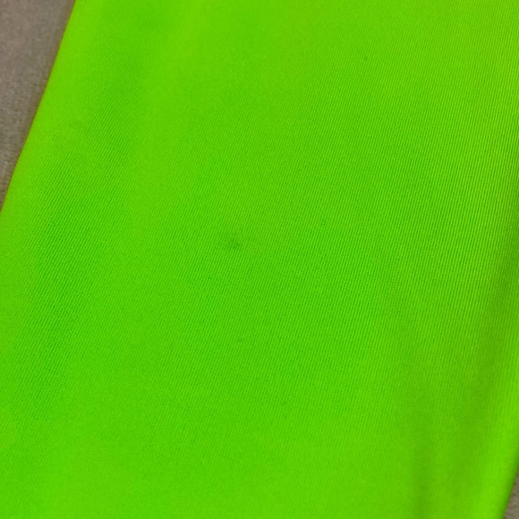 Small Child Lime Green Dance Costume - Picture 3 of 11
